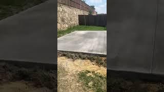 20’x20’ concrete patio addition Joshua Texas after￼ video.