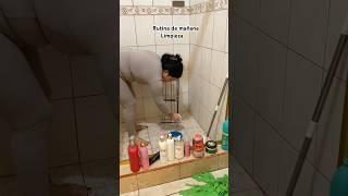 Limpieza de mi baño   #rutina #rutinademanana #vlog #limpiezaporzonas #parati a