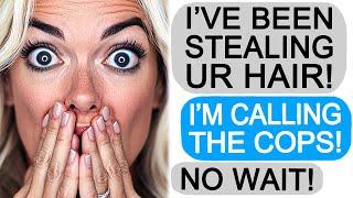 Karen GETS CAUGHT STEALING MY HAIR! So I Called the Cops! - Reddit Stories