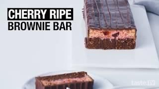 Cherry Ripe in brownie form! | taste.com.au