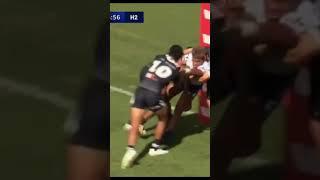 Lennox Tuiloma (Linwood) try for NZ Warriors in Harold Matthews Cup final #UpTheWahs #KiwiNRL