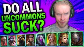 The ONLY UNCOMMON CHAMPIONS Worth Maxing? - Raid: Shadow Legends Tier List Guide