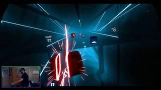 Beat Saber VR on Lenovo Explorer WMR Headset - Hard Difficulty