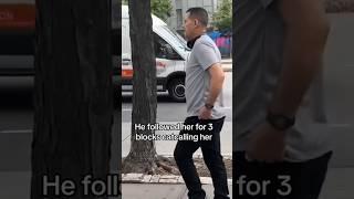 Woman Stalked In NYC  #stalker #subscribe #youtubeshorts #shorts #robbieharvey #fyp