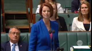 Julia Gillard's misogyny speech