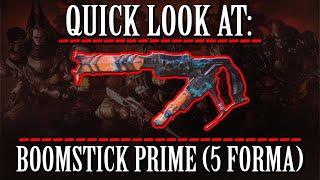 Warframe - Quick Look At: Boomstick Prime (Primary Tombfinger Kitgun)