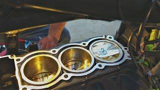 (F) Mr. Bill get his new pistons installed in Rocket 3