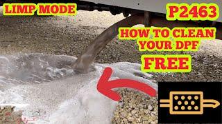 P2463 HOW TO CLEAN YOUR DPF DIY FREE OF CHARGE