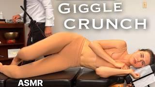 Flexible Model Crunched Hard *ASMR Chiropractic Relaxing Video* Tension Relief & Quiet Release.