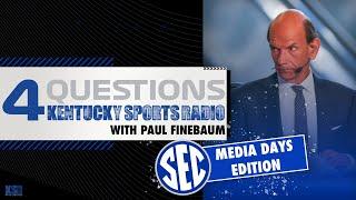 Paul Finebaum's 4 Questions with KSR at SEC Media Days