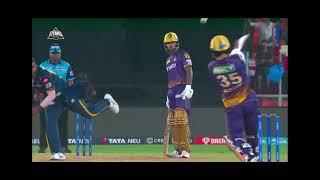 Rinku Singh hits 5 sixes in 5 balls in 20th over #ipl #KKRvsGT