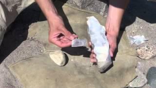 Making a flint axe