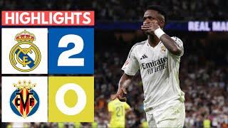 Real Madrid vs Villarreal | 2-0 | Resumen | LaLiga EA 2024-25 | real madrid hoy