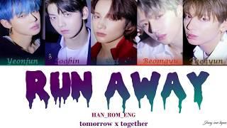 TXT - Run Away (Color Coded Lyrics Eng/Rom/Han/가사)