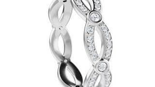 Infinity Inspired Lab Grown Diamond Wedding Band