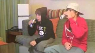 Justin Bieber and Christian Beadles: Red Bull Boy