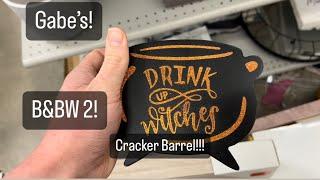 Blood & Thunder - A Halloween Hunting Triple Threat - Gabe’s/B&BW/Cracker Barrel!