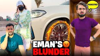 Eman Drives BMW first time Tyre main Aag lag gaiDogar Roasted Haider