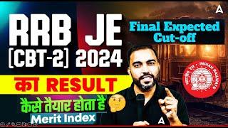 RRB JE CBT2 Result kab ayega | Final expected cut-off | How is the merit index prepared