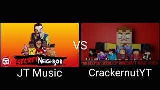 Secret Neighbor Song - "No Keepin' Secrets" Part 1 (JT Music vs CrackernutYT)