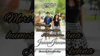 Janam Janam Janam // Arijit Singh// covaried By Dolon Das Diya #shorts