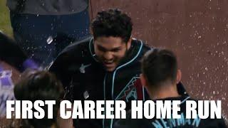 Adrian Del Castillo Goes 3 for 4 with His First Career Home Run to Walk It Off in His 2nd Game!!