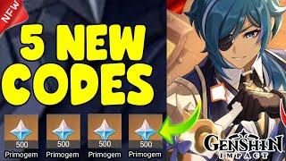 All New!! 5 GENSHIN IMPACT REDEEM CODES 2024 - GENSHIN IMPACT CODES 2024 - GENSHIN CODES