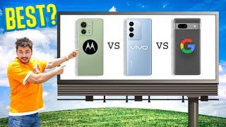 Moto Edge 40 vs vivo V27 vs Google Pixel 7A - Best Phone Under ₹30,000 