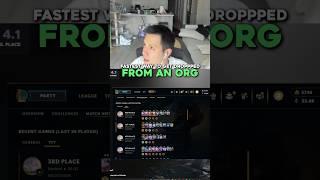 FASTEST WAY TO GET DROPPED FROM AN ORG