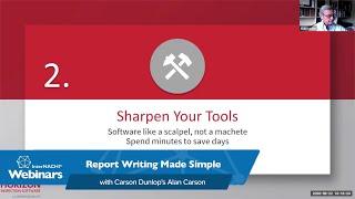 Report Writing Made Simple with Carson Dunlop's Alan Carson