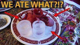 CRAZY RUSSIAN FOOD & VODKA! Trying local delicacies!