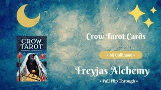 Crow Tarot Cards - By Mj Cullinane - Full Flip Through