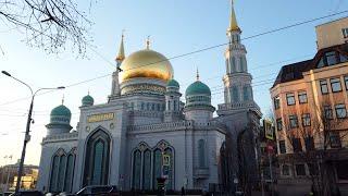 ⁴ᴷ⁵⁰ Walking Moscow: from Dostoyevskaya Metro Station to Moscow Cathedral Mosque & Prospekt Mira