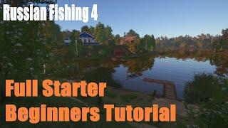 Russian Fishing 4, Full Starter Beginners Tutorial