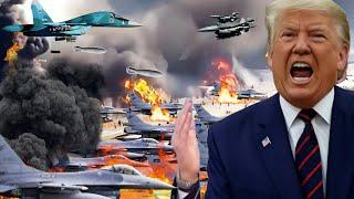 5 Minutes Ago! Russia Attacks Air Base in Kiev Region and Destroys 12 US F16s That Had Just Landed