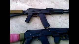 Страйкбольный привод АК- 105 из ММГ; Airsoft AK-105 made from dummy model