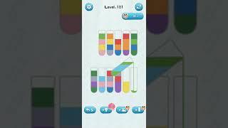 water sort puzzle game level 131 #funnygaming #puzzle #water #sort #game #androidgames