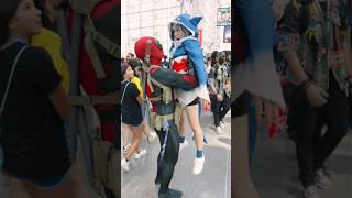 Deadpool vs Gawr Gura  w/@hamu_cotton #deadpool #gawrgura #cosplay