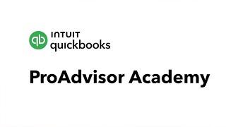 ProAdvisor Academy - QBO