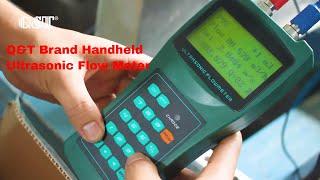 Q&T Instrument Handheld Ultrasonic Flowmeter Installation!