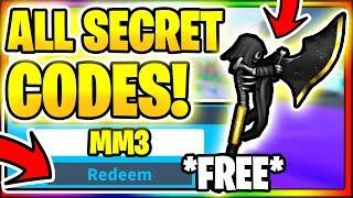 *ALL* NEW SECRET OP WORKING CODES! Roblox Murder Mystery 3