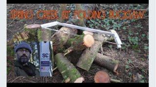 spring creek 30" folding bucksaw. re-edit