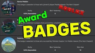 How to AWARD ROBLOX GAME BADGES (latest dashboard update)