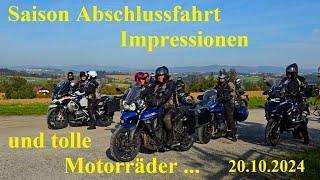  Saison Abschlussfahrt 2024 Korsoaner & Friends ... #HondaRebel500 & #RoyalEnfield#SuperMeteor650