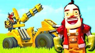 СОСЕД-МАНЬЯК ПРИМЕНИЛ СМЕХО-ОРУЖИЕ В СВОЕМ ДОМЕ НА ДЕРЕВЕ В SCRAP MECHANIC (ПРИВЕТ СОСЕД)