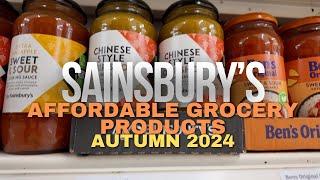 Sainsbury's Top Affordable Grocery Products for Autumn 2024 [4K]