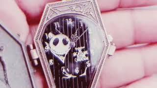 Skull Bone Nightmare Before Christmas Pocket Quartz Watch Necklace Chain