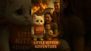 kitten rescue the baby from fire  #cat #kittenjourney #how  #youtubevideos #niche #catstoryvideo