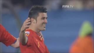 David Villa  All 9 Goals in World Cup  2006 14 IHDI