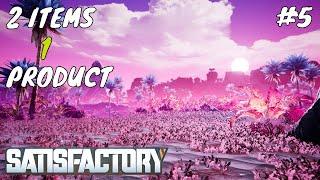 We did a thing in the factory || Satisfactory Double Trouble W/Eddiemanplays || #5   simulation